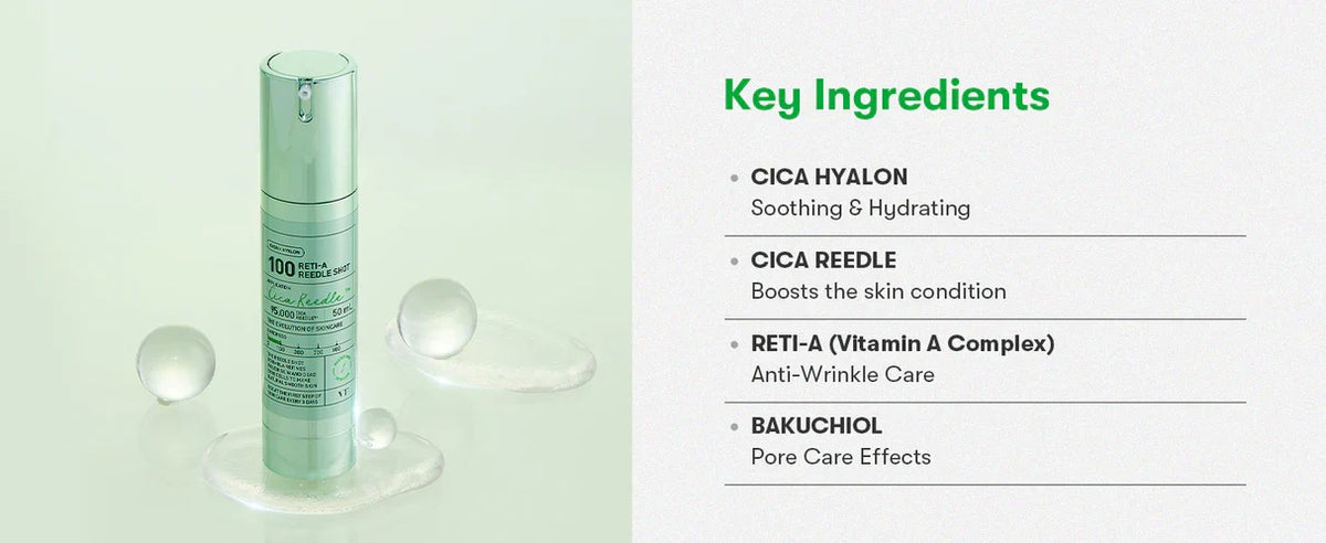 VT COSMETICS 100 RETI A REEDLE SHOT 50 ML