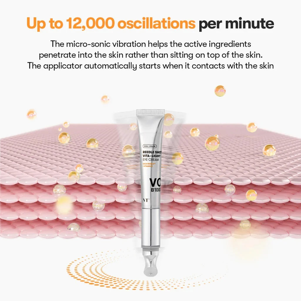 VT Cosmetics - Reedle Shot Vita-Light Eye Cream - Illuminating Eye Cream - 15ml