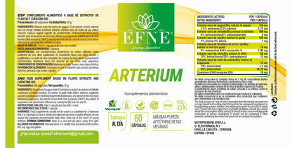 ARTERIUM EFNE – Fórmula para la circulación y el bienestar cardiovascular