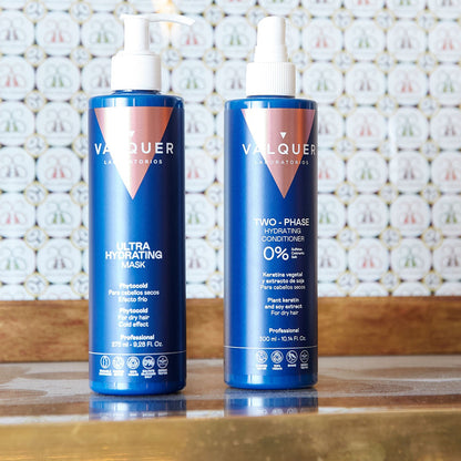 Acondicionador Bifásico Ultrahidratante 300ml - Cabellos Secos | Valquer® Sin Aclarado