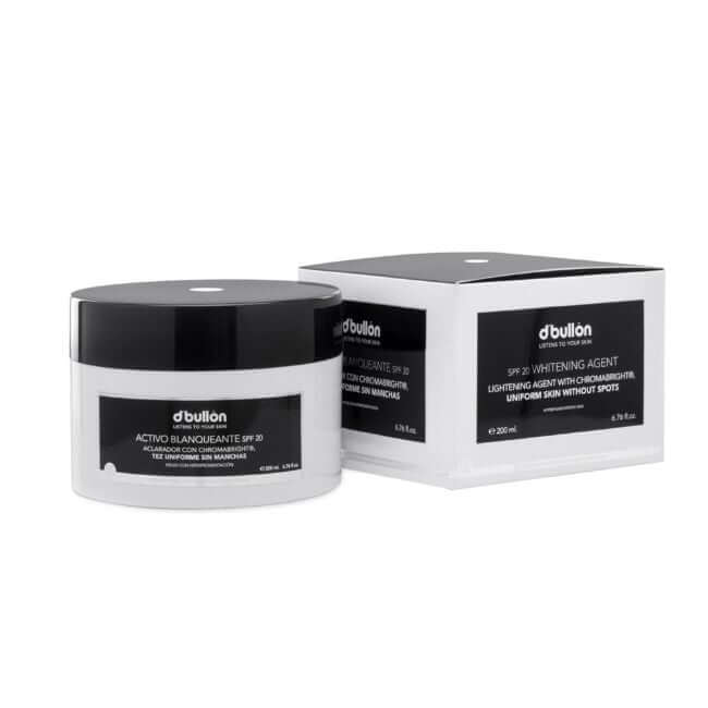 Activo Facial Blanqueante SPF 20 - 200ml | Valquer® Iluminador Halal