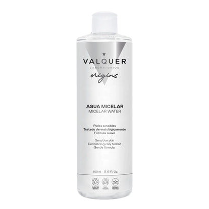 Agua Micelar Pieles Sensibles 400ml - Sin Perfume | Valquer® Limpieza Suave Halal
