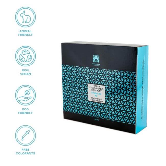 Pack Tratamiento Alisado Francés + Mascarilla Post Alisado Valquer - Kit Profesional Alisado Permanente