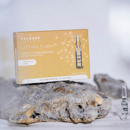 Pack Ampollas Faciales Valquer: Lifting Flash + Vitamina C + Peeling - 3x5x2ml | Tratamiento Antiedad Intensivo