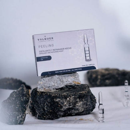 Pack Ampollas Faciales Valquer: Lifting Flash + Vitamina C + Peeling - 3x5x2ml | Tratamiento Antiedad Intensivo