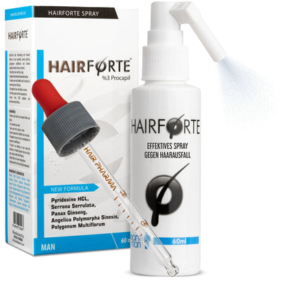 Hairforte Spray Capilar para Hombre y mujer (60 ml) - Densidad y Fuerza