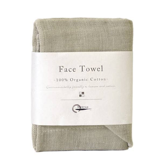 Toallas faciales de alta absorción - Orgánicas: Verde / 35cmx35cm