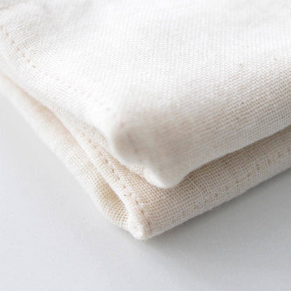 Toallas faciales de alta absorción - Orgánicas: Marfil / 35cmx35cm