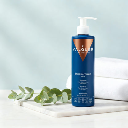 Mascarilla Glacial Ice Hair Mask Valquer 300ml - Tratamiento Alisador Profesional Cabellos Lisos 0% Volumen
