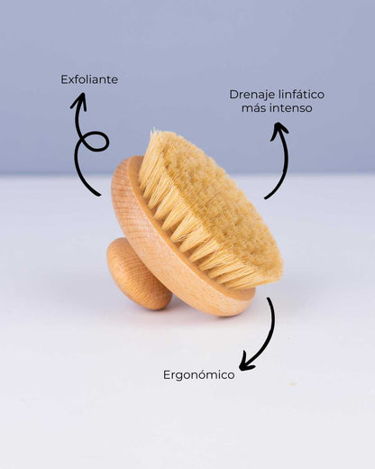 Cepillo de Madera Exfoliante Dry Brush