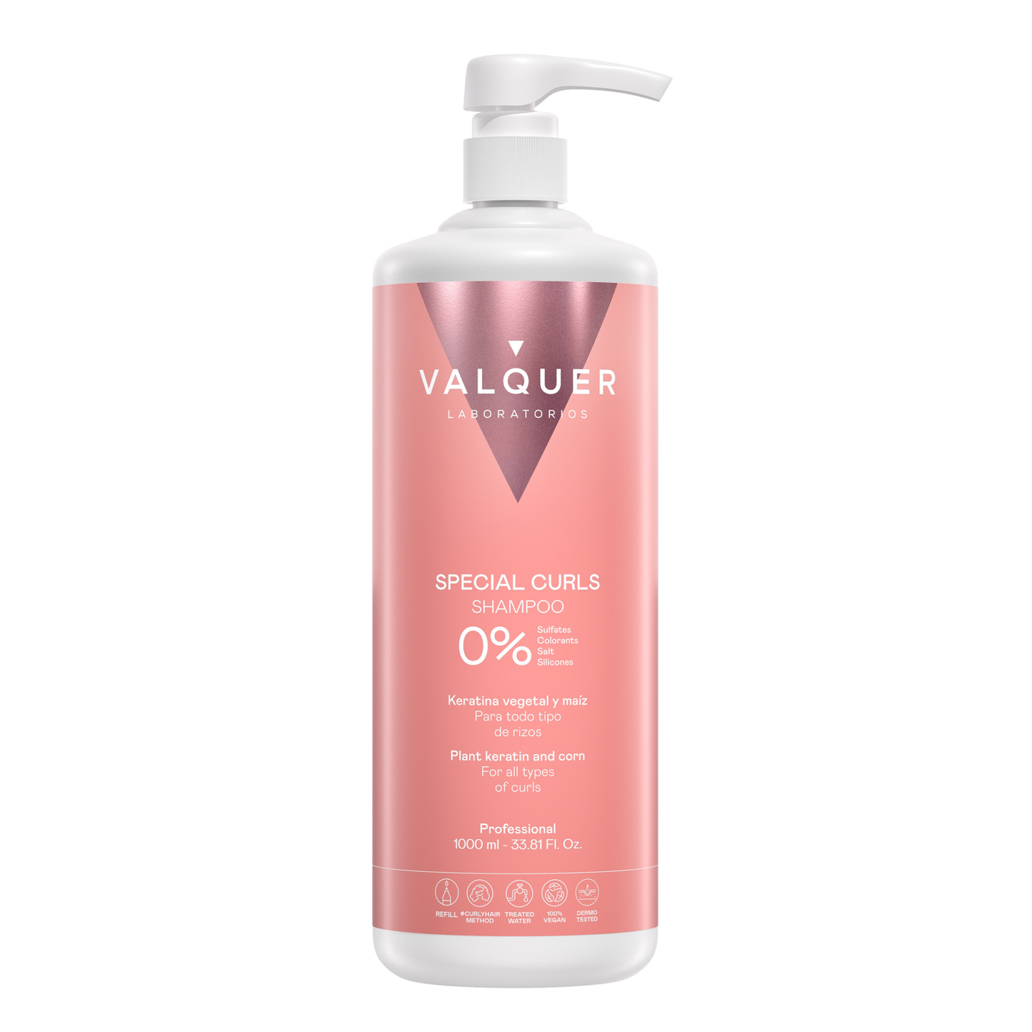 Champú Método Curly 400ml - Pelo Rizado 0% Sin Sulfatos | Valquer®