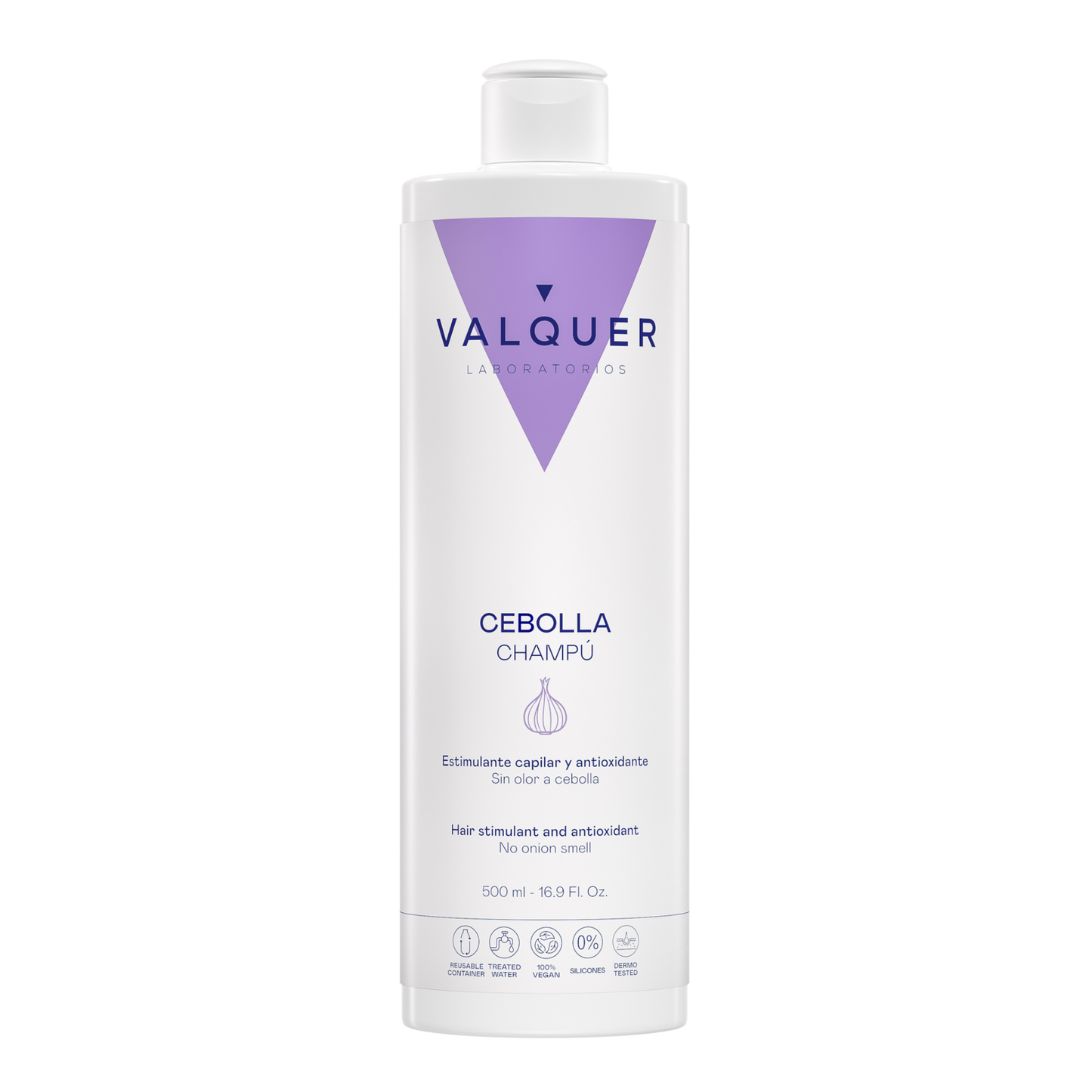 Champú Cebolla 1L - Revitalizante Antioxidante Purificante | Valquer® Vegano