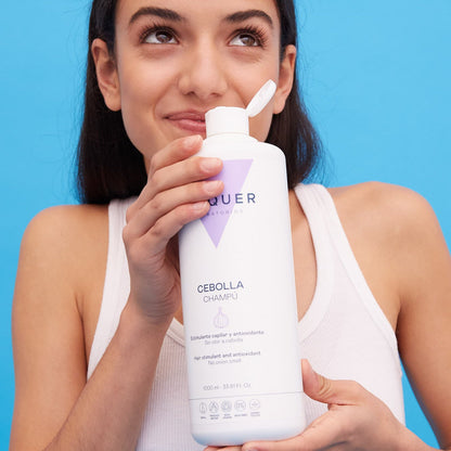 Champú Cebolla 1L - Revitalizante Antioxidante Purificante | Valquer® Vegano