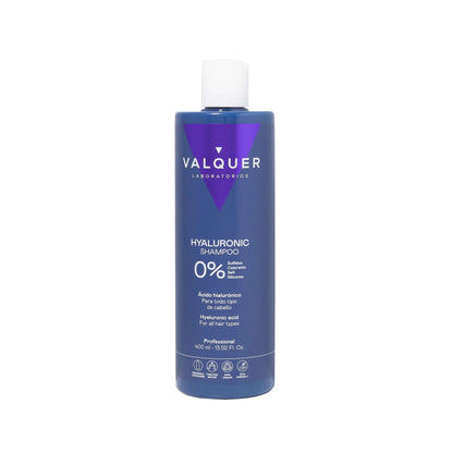 Champú Ácido Hialurónico 400ml - 0% Sin Sulfatos | Valquer® Hidratación Profunda