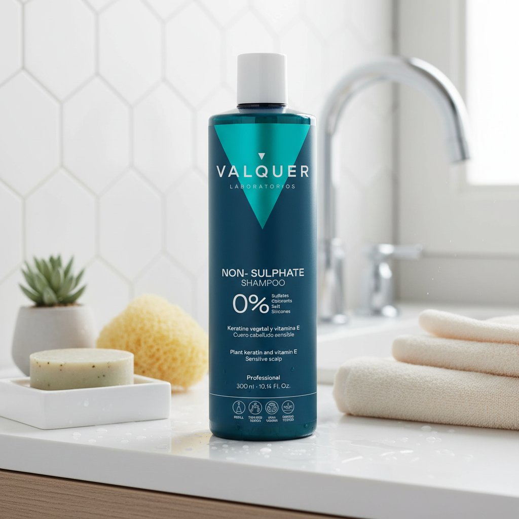 Champú Cuero Cabelludo Sensible 400ml - 0% Sin Sulfatos | Valquer® Calmante