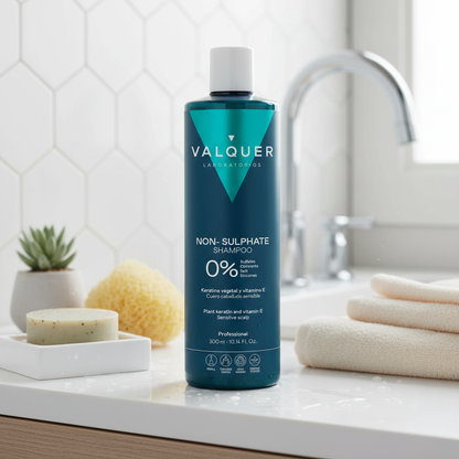 Champú Cuero Cabelludo Sensible 400ml - 0% Sin Sulfatos | Valquer® Calmante
