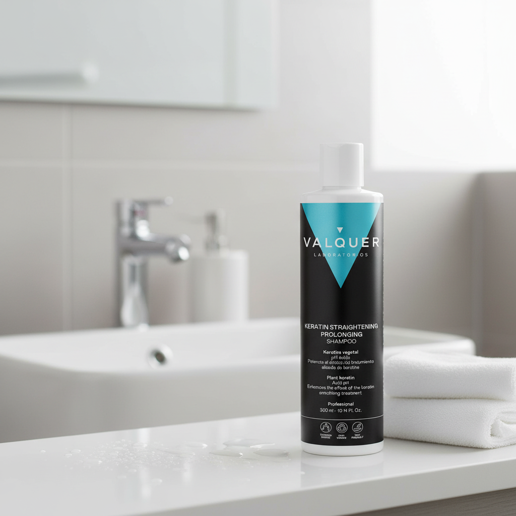 Champú Prolongador Alisado Keratina 300ml - Valquer® | Efecto Duradero
