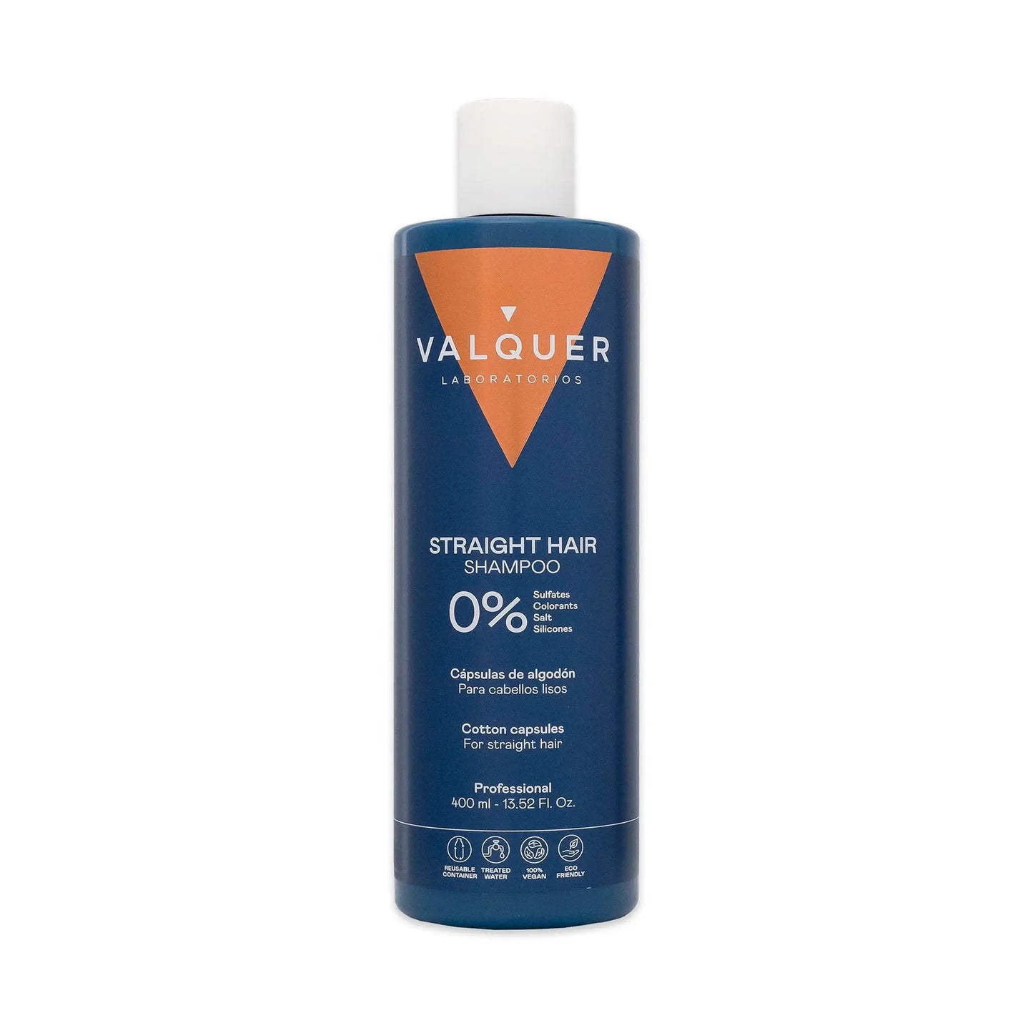 Champú Pelo Liso 400ml - 0% Sin Sulfatos | Valquer® Antivolumen