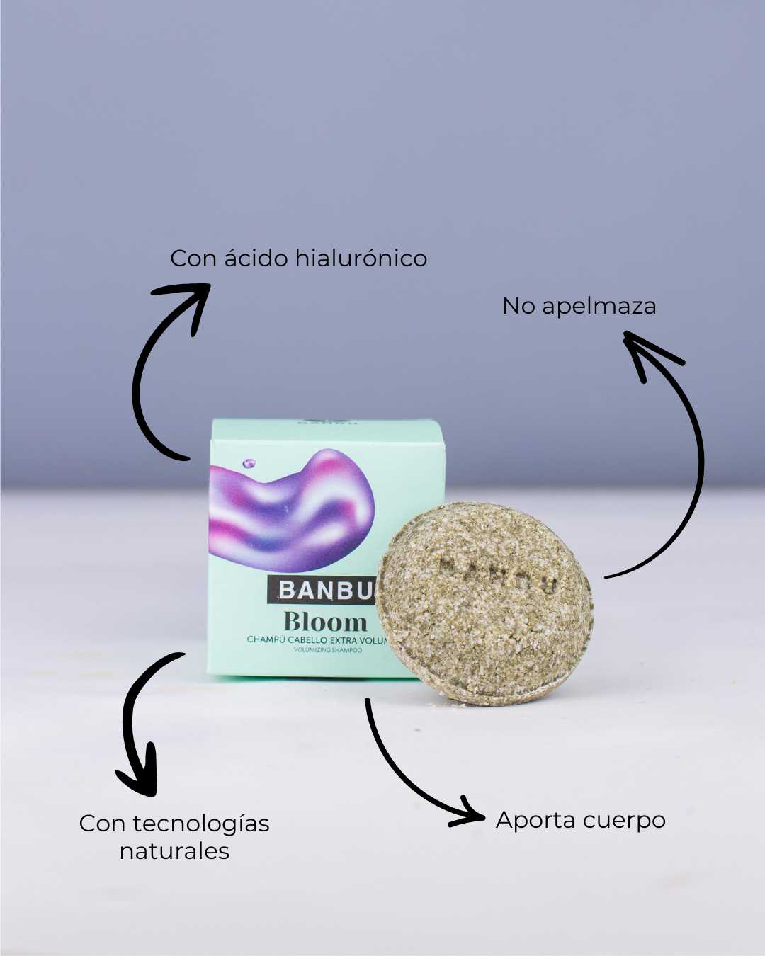 Champú Sólido ECO Volumen Cabello Fino BLOOM