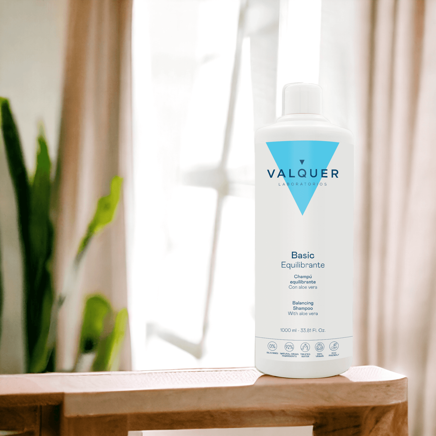 Champú Equilibrante 1L - Aloe Vera Ecológico | Valquer® Vegano Sin Siliconas