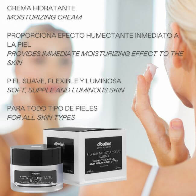 Activo Facial Hidratante B-Jour 50ml - Hydromanil SPF | Valquer® Halal