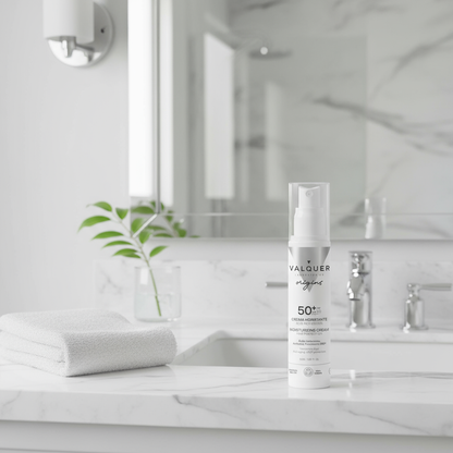 Crema Hidratante con Alta Protección Solar SPF 50 – UVA/UVB + Hydromanil® - 50 ml