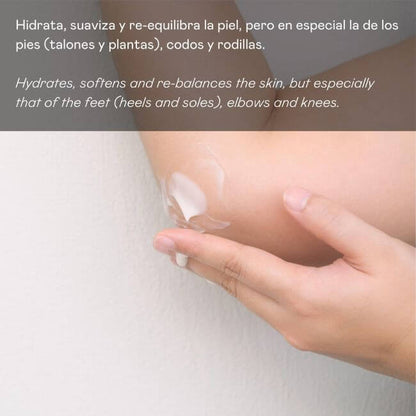 Crema reequilibrante superhidratante para pies, codos y rodillas - 200 ml