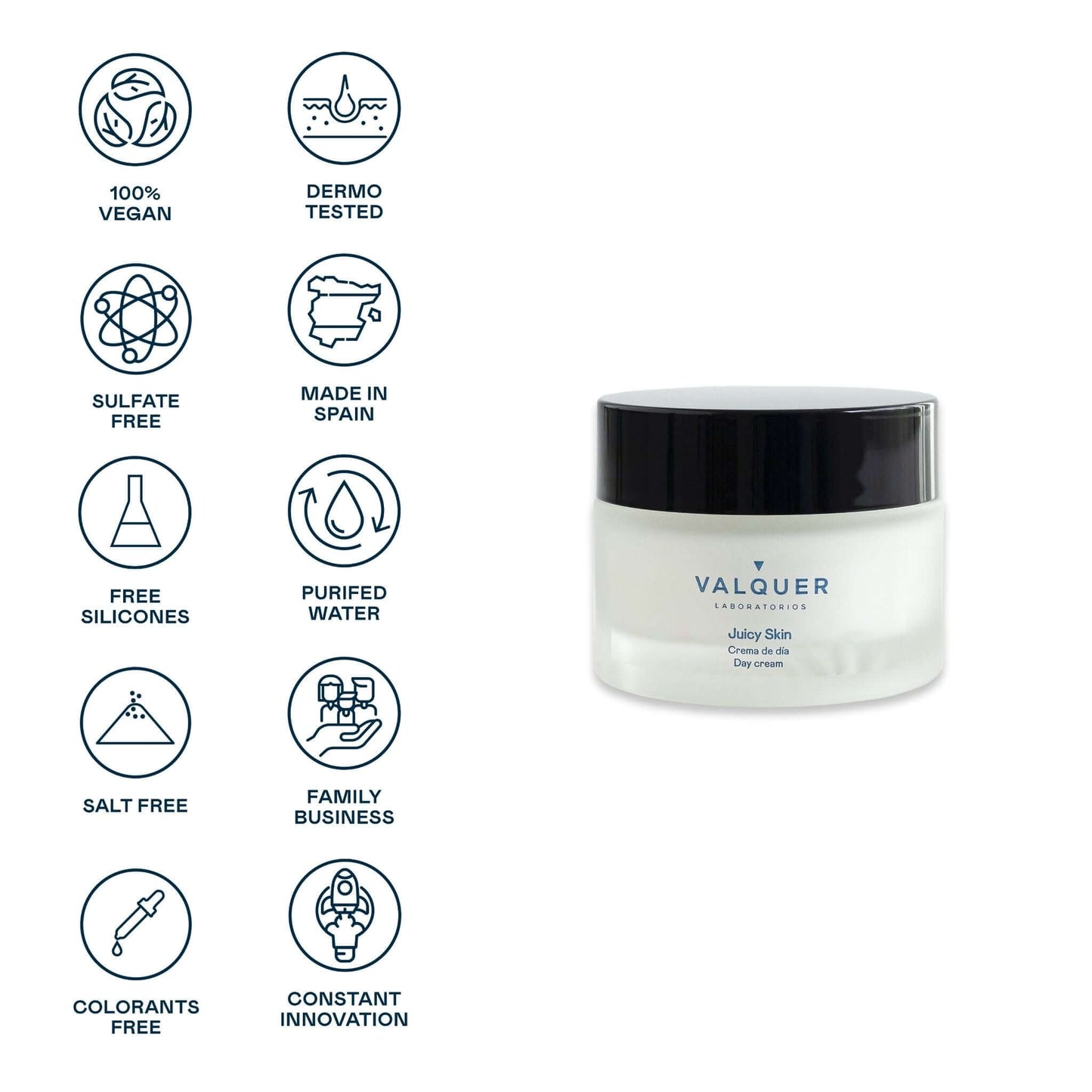 Crema facial hidratante de día - 50 ml