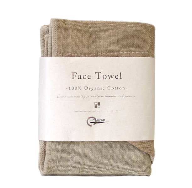 Toallas faciales de alta absorción - Orgánicas: Marfil / 35cmx35cm