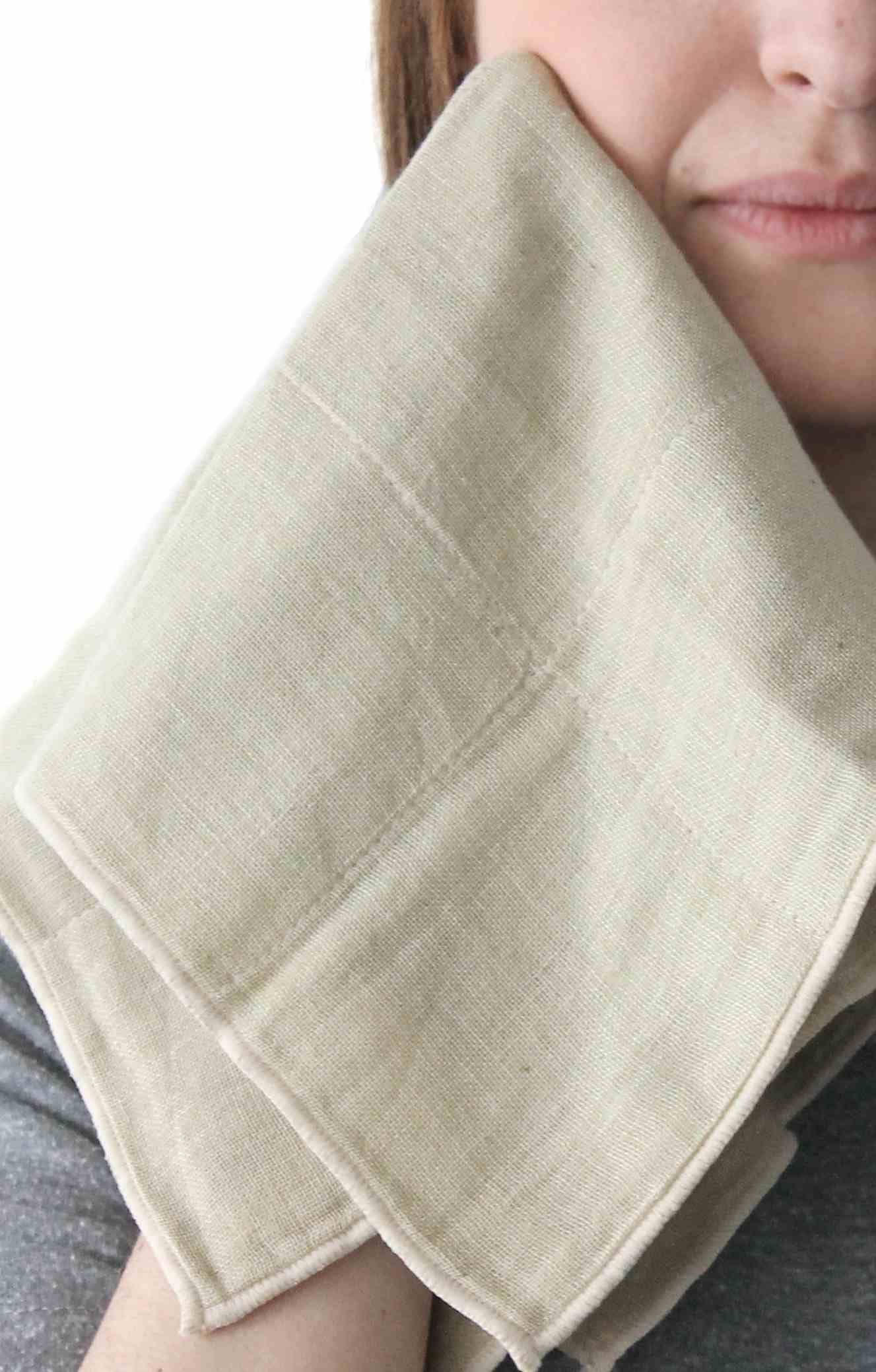 Toallas faciales de alta absorción - Orgánicas: Verde / 35cmx35cm