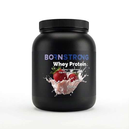 Premium Whey Protein Fresa • Proteína Limpia 97%