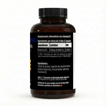 Vitamina D3 4,000 IU - 180 Softgels