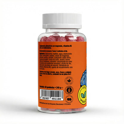 Gominolas de Magnesio + Zinc + Vitamina B6 | 60 unidades