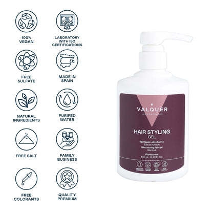 Gel capilar fijador ultrafuerte - 500 ml