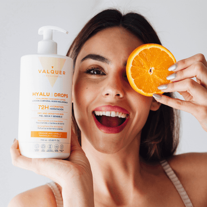 Hyaludrops Loción Corporal Naranja y Vainilla – Hidratación 72H - 700 ml