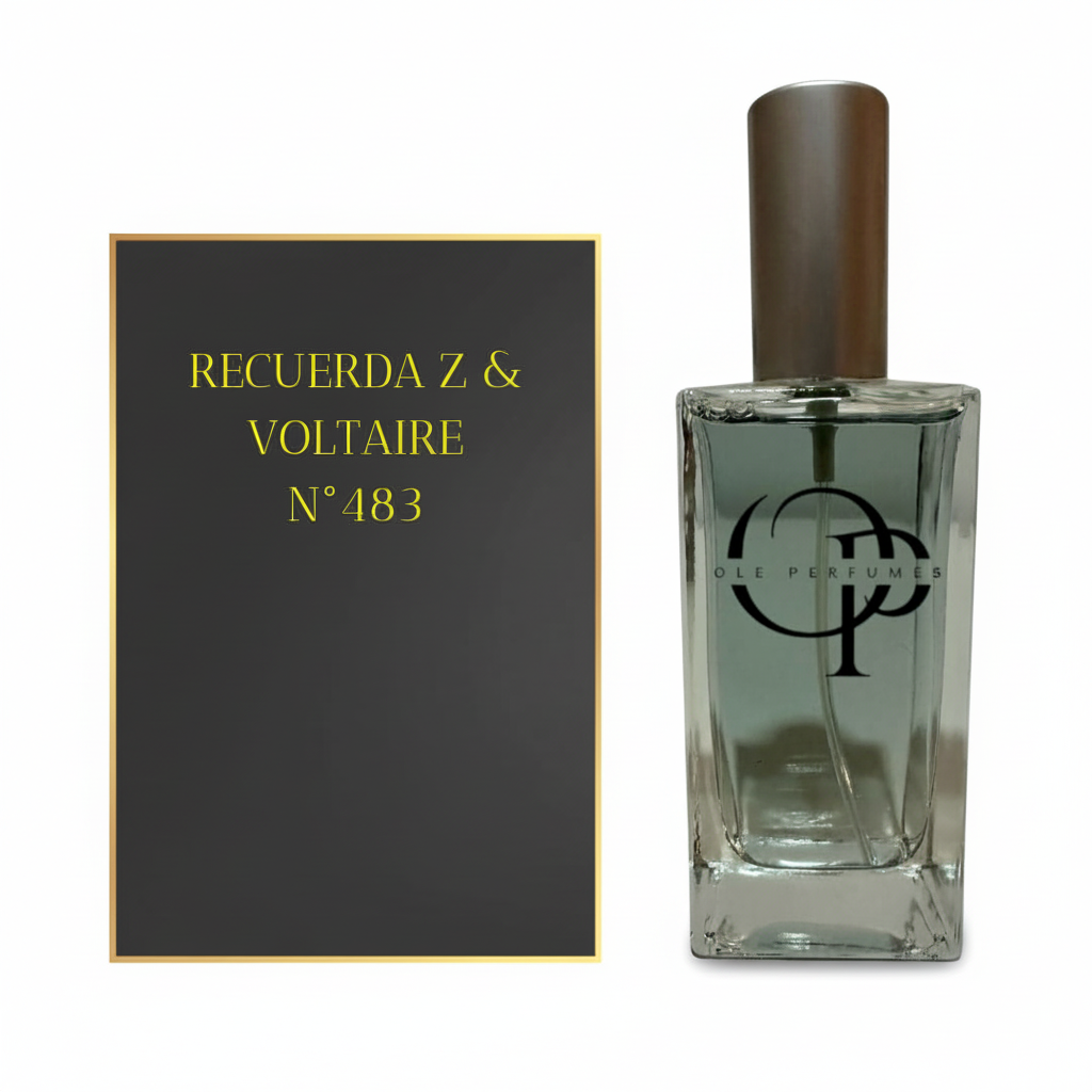 Perfume inspirado en Zadig & Voltaire con fondo blanco