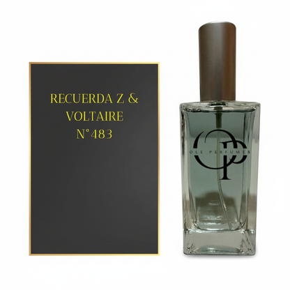 Perfume inspirado en Zadig & Voltaire con fondo blanco