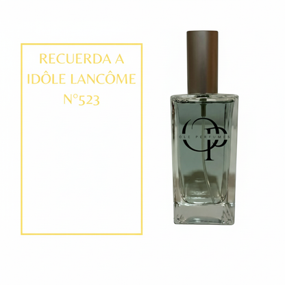 Perfume inspirado en Idôle de Lancôme con fondo blanco