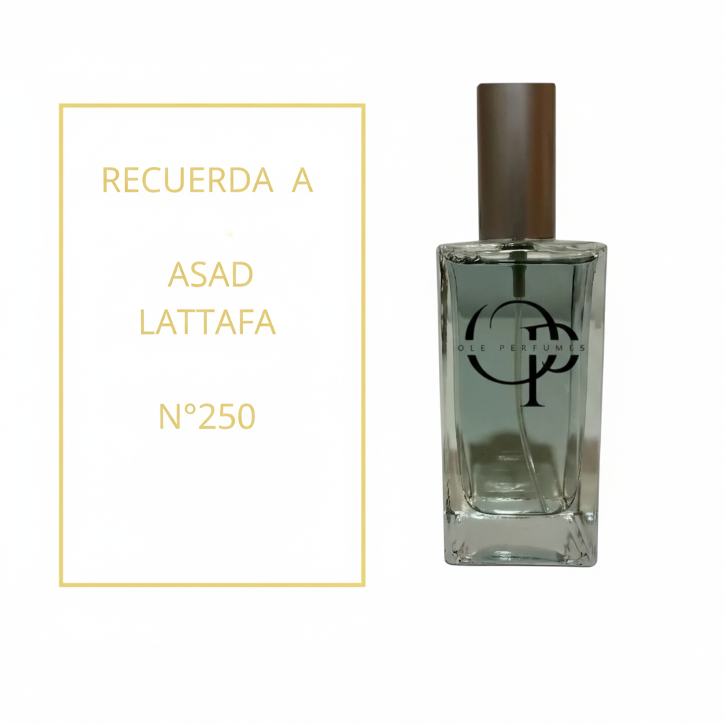 Perfume inspirado en Asad de Lattafa con fondo blanco