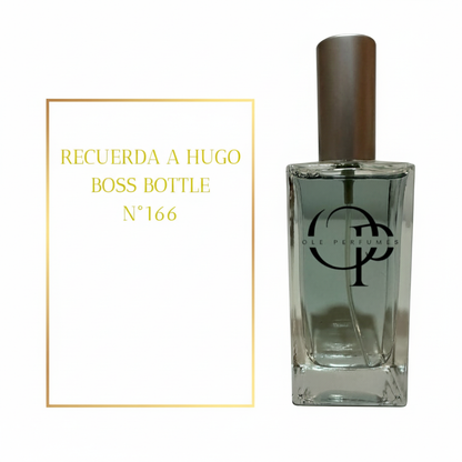Perfume inspirado en Boss Bottled de Hugo Boss con fondo blanco