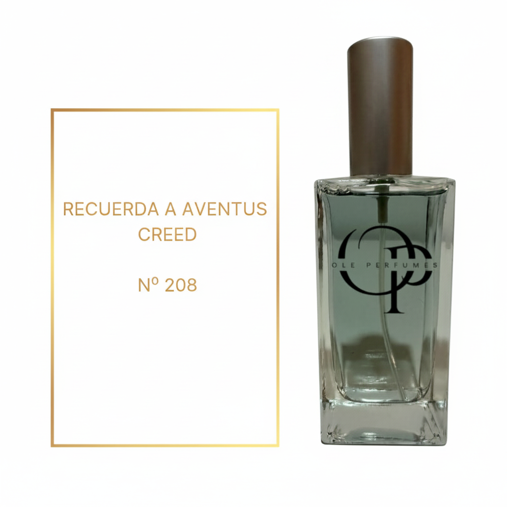 Perfume inspirado en Aventus de Creed con fondo blanco