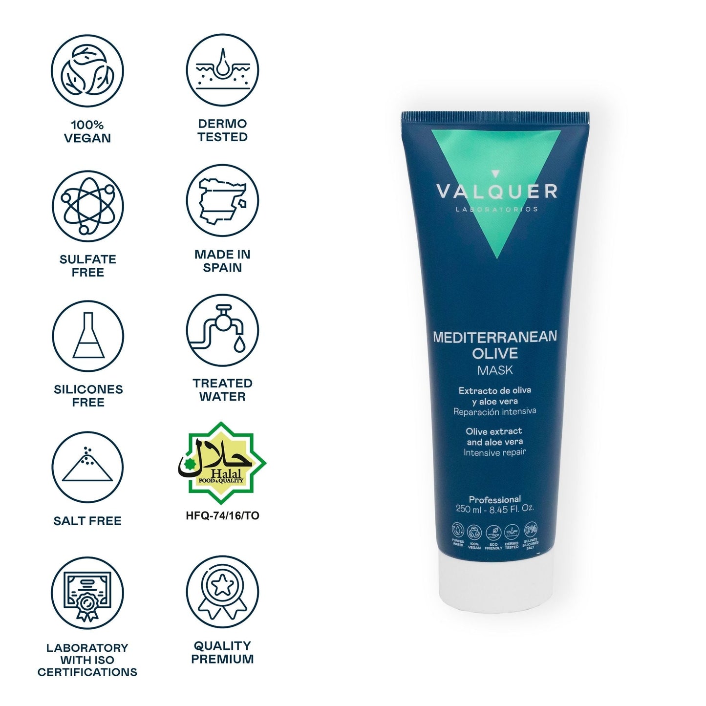 Mascarilla capilar de Oliva - Reparadora e Intensiva