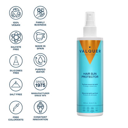 Protector Solar Capilar Valquer 300ml - Protección UV Profesional