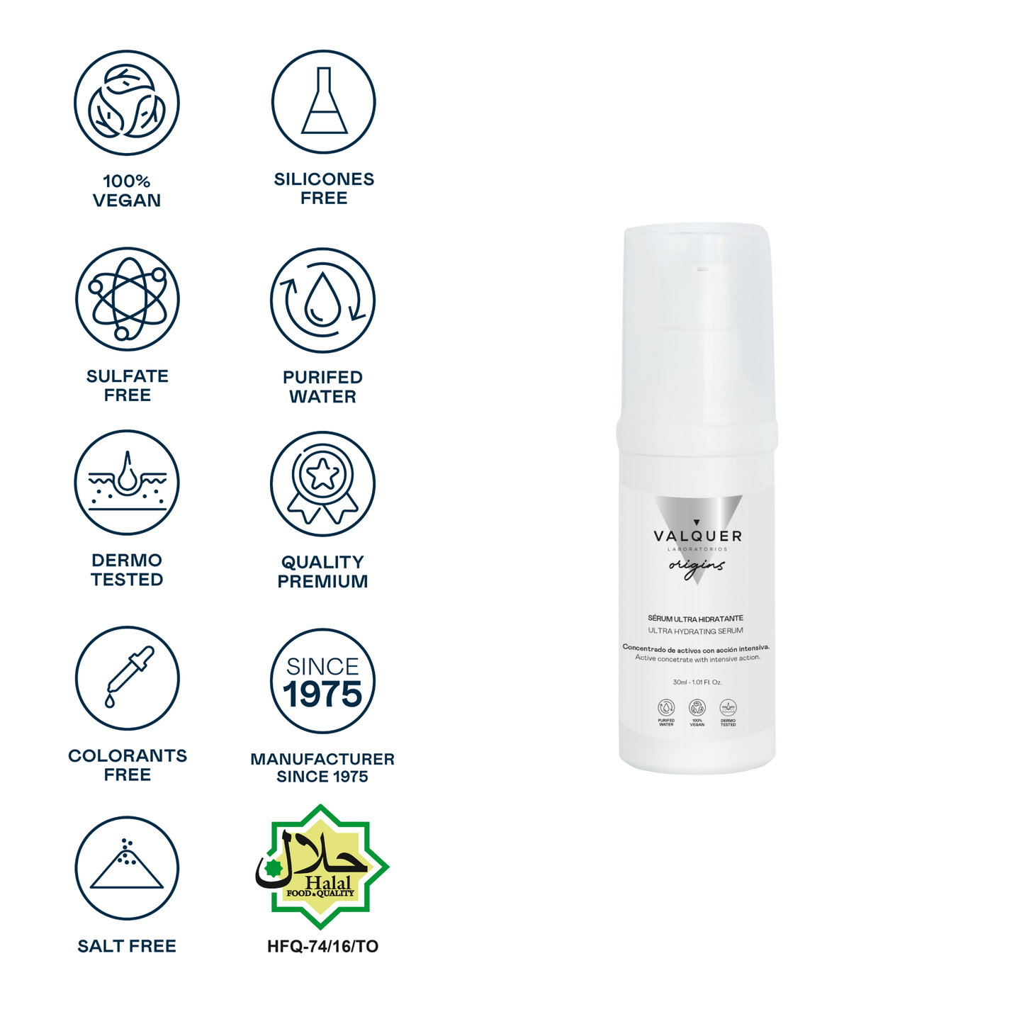 Sérum Facial Ultra-Hidratante – Acción Inmediata para Pieles Muy Secas - 30 ml