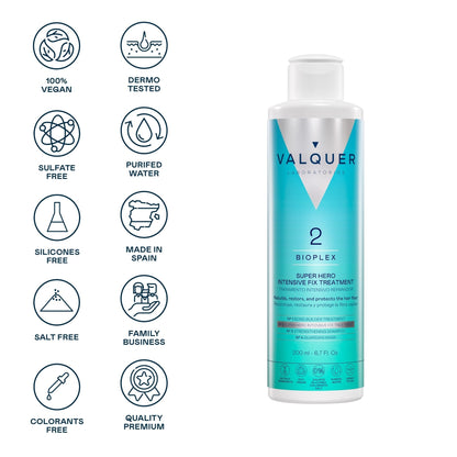 Bioplex Nº 2 Tratamiento Intensivo Reparador 200ml - Valquer® | Reconstrucción