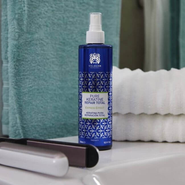 Pack Cold Keratin Valquer - Champú Preparador + Queratina Pura + Mascarilla Reparadora 900ml | Tratamiento Capilar Profesional