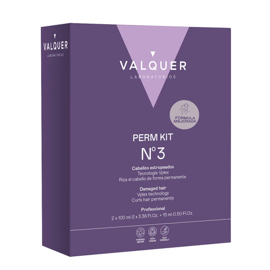 Kit Profesional para Permanente Nº3 – Cabello Dañado | Recupera, Riza y Repara - 210 ml