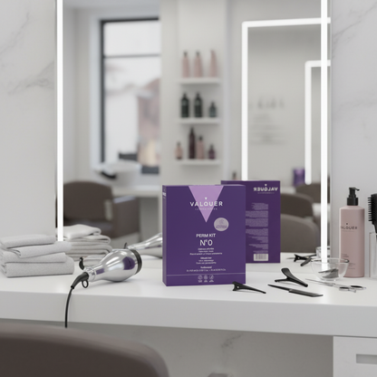 Kit Profesional para Permanente Nº0  – Cabello Difícil | 2 Pasos + Acondicionador Efecto Seda