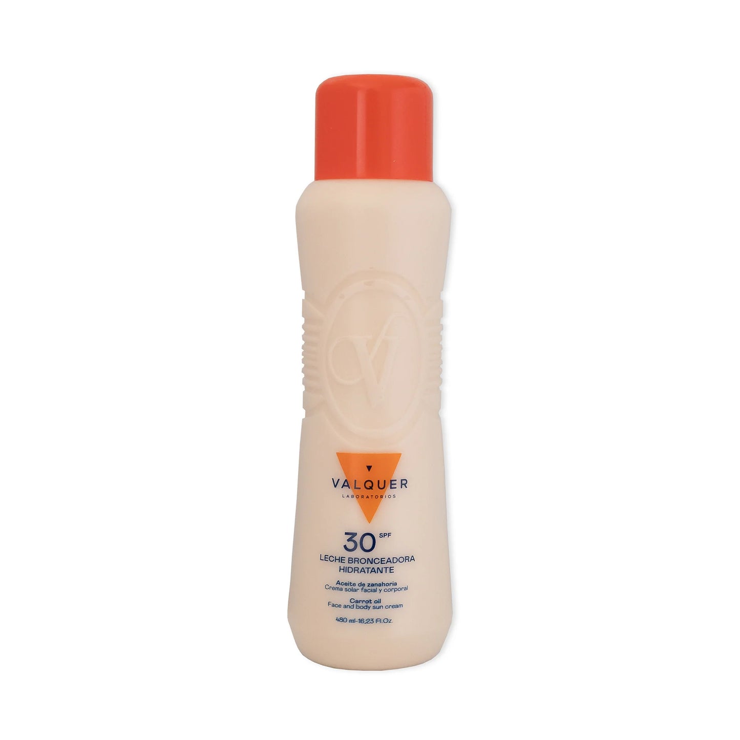 Leche hidratante bronceadora de zanahorias facial y corporal SPF 30 - 480 ml
