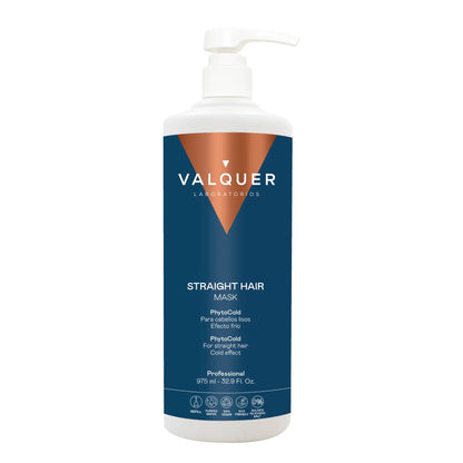 Mascarilla Glacial Ice Hair Mask Valquer 300ml - Tratamiento Alisador Profesional Cabellos Lisos 0% Volumen